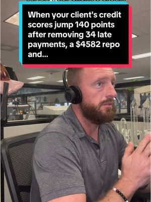 When your client's credit scores jump 140 points after removing 34 late payments, a $4582 repo, and a $700 Affirm collection!! 👀📈 #affirm #collections #repo #latepayments #missedpayments #collectibledebt #eviction #approved #qualified #denied #creditscoreincrease #creditscore #creditscoretips #knowyourrights #msi #msicreditsolutions #creditrepair #foryour #foryoupage #fyp #fypシ 