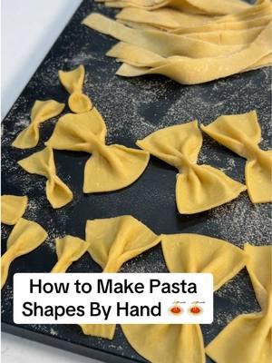 No tools? No problem. Here’s three pastas that only need your hands, a rolling pin, and a knife.  #pasta #homemadepasta #EasyRecipe #easyhacks @francescadzani 