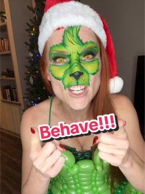 Are you on the nice list, or the naughty list this year? #Grinch #GrinchCosplay #GrinchCostume #TheGrinch #GrinchFacepaint 