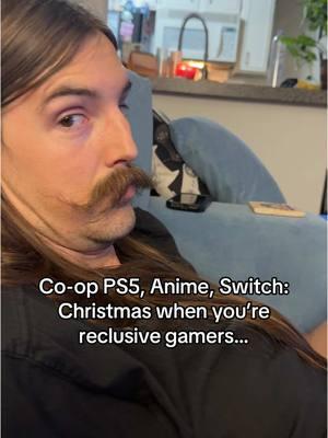 Anime and video gamws. No family. No presents. No food. PARADISE. #gamers #gamercouple #GamingOnTikTok 