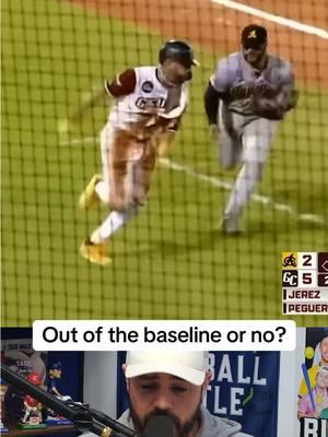 Should Jose Siri have been called out for running out of the baseline? #baseball #sports #umpire #josesiri #MLB #lidom