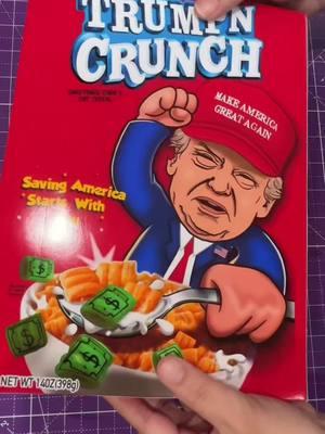 Back at it again with another custom Trump Crunch cereal box! 🍊✨ When the design hits just right, customers keep coming back for more. This box is packed with boldness, creativity, and a whole lot of winning energy! 🥄🔥 Who’s ready for breakfast with a twist? 😂🍽️  🌟  Templates available on my website ✨ ✨ 🛒 All supplies available on my Amazon Storefront ✨ ✨ 📄 Paper: @KoalaPaper  69lb Thick Photo Paper 🔗 Glue: @Bearly Art  🔪 Cutting Machine:  🖨 Printer: @epson ET-8850 💻 Designed on: @Canva  ✨ ✨ #custompartyfavors #partyfavors  #cereal #cerealbox #birthdaypartyideas #kidsbirthdayparty #kidspartyideas #personalizedpartyfavors #partysupplies #partyideas #partyfavorideas 