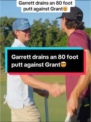 What a crazy putt by Garrett😳 @Garrett Clark @Grant Horvat Golf @Garrett Clark - Golf Account #garrettclark #granthorvat #gmgolf #youtubegolf #golfcontent #golf #golfr #golfer #golfing #golftok #golftiktok #golfcourse #golflife #golfball #golfshot #golfswing #golfislife #golfislyfe 