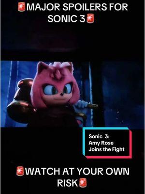 🚨MAJOR SPOILERS FOR SONIC 3🚨  - - - - - - - - - - AMY ROSE HAS JOINED THE FIGHT!!! #sonicthe#sonicthehedgehog3v#sonicmovie3e#sonicthehedgehogh#shadowthehedgehogv#sonicadventure2k#tailss#knucklesk#robotnik##eggmanf#mariaa#film##familym#videogamec#sega##action##comedyb#dramaa#benschwartze#keanureevesb#idriselbao#colleenoshaughnesseyy#jimcareyr#jamesmarsdenp#tikasumpterg#trending0 #crush40