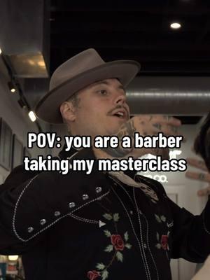 Welcome to my traditional barbering masterclass. During the session, I demonstrated: An outstanding side part pompadour haircut—tall as a mountain and sharp as a blade.  The long-trim pompadour, an authentic classic of barbering, was executed with scissors and groomed with perfect pomade.  And the cherry on top—a traditional hot towel shave. Experience the secrets of global barbering traditions in one unforgettable event. Everyone who attended is already a winner: upgraded barbering skills, enhanced knowledge, an elevated personal brand, and becoming part of a vibrant barber community. For those who missed it, I’ll see you at future classes. It will change your barbering game forever! . 📍Long Beach,Ca 🇺🇸 #barber #barbershop #barbershopconnect #barberia #barberlife #barberworld 