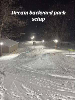 Backyard snowboarding with homemade tow rope and terrain park features #snowboarding #terrainpark #pro 