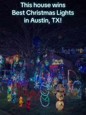 BEST CHRISMTAS LIGHTS IN AUSTIN TEXAS. Who needs Trail of Lights?! #Austin #texas #christmas #christmaslights #trailoflights #loslowerys #loslowerysdochristmas @Betsy Lowery 