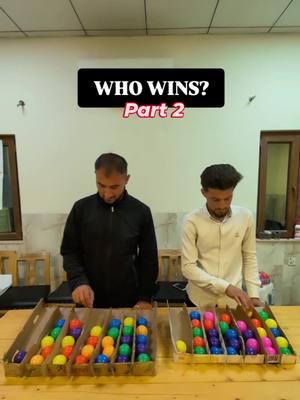 AND THE WINNER OF THIS CHALLENGE IS....... . . . #round1 #ballsortingchallenge #games #yazidi #refugees #internallydisplacedpersons #habibibears 