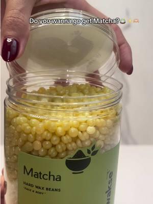 Matcha face and body wax hair removal 🍵🥹✨ #wakse #wax #matcha #hairremoval 