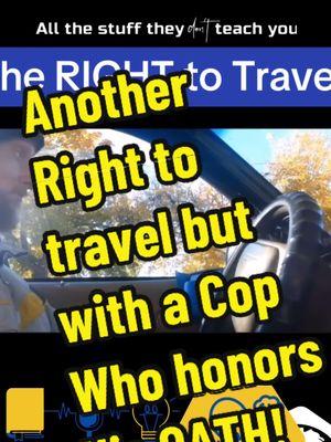 The Right to Travel - Proven YET AGAIN  . “The part they never show”. Well we did  . Although we MUST SAY this officer is one of the FEW that actually uphold his oath and defends the constitution. 95% of them do not care. Remember that. You can still be. Violated . Get you travelers bundle link in bio  . #theinfohub #theinformationhub #knowyourrights #learnyourrights #studyyourights #yourrights #trafficstop #pulledover #righttotravel #travelingnotdriving #fyp #learnyourlaw #travelerspack #travelersbundle  . traffic stop cop gets shut down at a abor traffic stop know your. traffic stop know your rights florida traffic stop - Right to travel  Right to travel review Right to travel explained  What is the right to travel  Travel with no license  Drive with no license  Drive no license  Travelers bundle