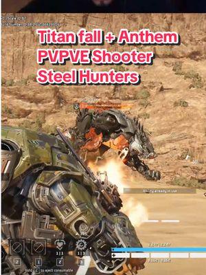 This game is like #titanfall & #anthem had a baby! This is a PvPvE Shooter called #steelhunters #bigonuggets23 #fyp #mechs 