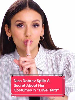 If you’re snuggling up to watch #LoveHard this holiday season, #NinaDobrev is going to let you in on a little secret about the #CostumeDesign. Watch the actor delve into more of her movie looks, from #VampireDiaries to #Degrassi at the link in bio. #CostumeDesign #MovieCostumes #FilmTok 