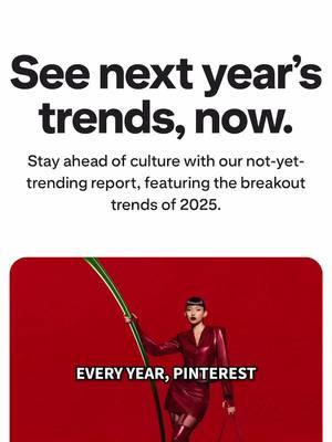 Pinterest released their annual report predicting the next year’s hottest trends. So, what can you expect to see in the new year? 2025 is going to be bold! Link in bio to learn more. #pinterest #2025 #trends #pinterestpredicts #pinteresttrends #2025trends 