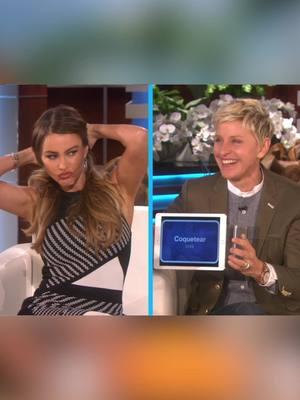 ‘Tis the season for playing Heads Up!  #theellenshow #game #headsup #throwback #sofiavergara @Sofia Vergara 