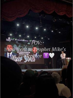 What an amazing night 🙏🏻  #Godisgood #Jesusisking #Jesuslovesyou #believerinChrist #prophetmike #nyc #newyork 