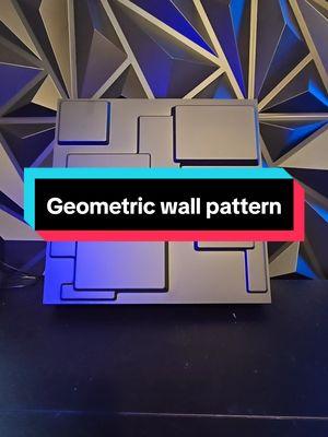 Geometric wall pattern #homeliving #tiktokshopnewyearnewaura #tiktokshoplastchance #toptierdecember #christmasgiftguide #giftguide #tiktokshopcreatorpicks #homeimprovement 