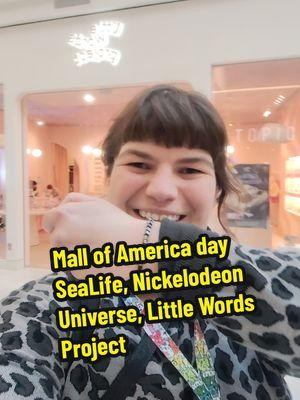 My day at the Mall Of America. Going to Sea Life, Nickelodeon Universe and was given a bracelet at Little Words Project. #queenshellspinner #tmntshellshockride #nickelodeonuniverse #sealifemn #littlewordsproject #mallofamerica #contentcreator🐢👑 