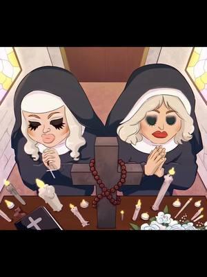 Inappropriate In A Nun! #trixiemattel #katyazamolodchikova #trixieandkatya #dragqueens #rupaulsdragrace #drag #fyppppppppppppppppppppppp #trixie #katya #trixieandkatyaunhhhh #queens  #animatedtrixieandkatya #cartoontrixiemattel #cartoonkatya #cartoontrixieandkatya 