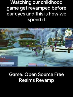 God i love being an adult in my childhood MMORPG #freerealms 