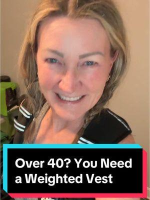 thrive through menopause in 2025 with a weighted vest. #over50 #over40 #menopause #weightedvest #bonedensity #musclestrength #musclemass #estrogen 