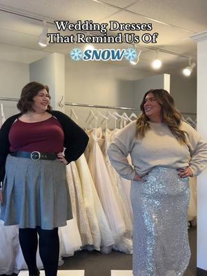 Walking in a wedding dress wonderland ❄️✨ We asked two of our stylists, Hannah and Suz to pull two dresses each that feel inspired by SNOW and they sure delivered a winter dream! PS 2025 winter brides now is the time 👀 Which one is your personal favorite? ⬇️ Luxe Bridal is closed until December 26th but we are still serving inspo for our last weekend of our Magic of the Season 💫 event! Get one of the last few spots this coming weekend ➡️ #winterwedding #weddinggowninspo #2025bride #2026bride #essenseofaustralia #midwestbride #sizeinclusive #mnbride #curvybride #curvybridal #winterweddinginspiration 