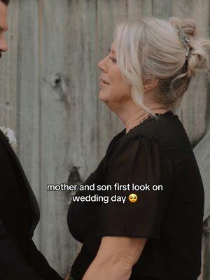 i capture a lot of father/daughter first looks but have you ever seen a mother/son one? 🥹🫶🏼 #fyp #foryou #motherson #firstlook #wedding #weddingday #weddingvideo #weddingtiktok #weddingtok 