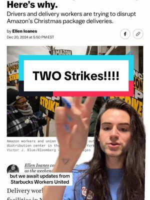 TWO STRIKES!!! Heres how NOT to cross the picket line ❌ #unionstrong #starbucks #amazonmusthaves #trans #labor 