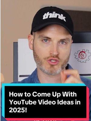 How to Come Up With YouTube Video Ideas in 2025! #newyoutuberscommunity #youtubetips #videoideas 