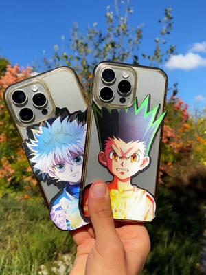 The perfect stickers for matching phone cases!✨ #gon #gonfreecs #hxh #anime #hunterxhunter #killua #killuazoldyck #kurapika #hisoka #animetiktok #trending #chrollolucilfer #phantomtroupe #gonandkillua #hxhedit 