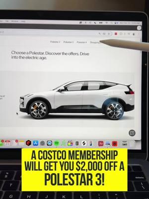 Get $2,000 Off a Polestar 3 with a Costco Membership! #polestar #polestar3 #carleasing #carlease #costcodeals #carleasedeals #carleasespecials #carshopping #carbuyingtips #carbuying 