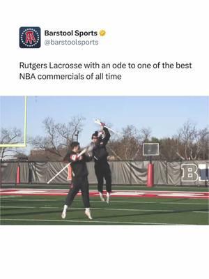 Rutgers really pulled off the iconic “Jingle Hoops” commercial LACROSSE STYLE 😂🎄 (@Barstool Sports) #lax #lacrosse #lacrossehighlights #jinglebells #christmas #NBA #commercial #sports #fyp