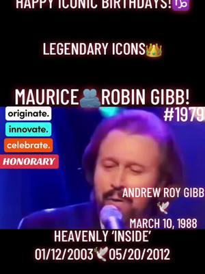 #BelatedPost. #LegendaryPost. #IconicPost. December 22, 1949. Happy Heavenly Belated 75th Birthday, Maurice & Robin Gibb!♑️ Written by Barry. And Robin & Maurice Gibb. Produced by  Bee Gees. Albhy Galuten. And Karl Richardson. For the Bee Gees 1979 album, Spirits Having Flown. Love You Inside Out made #13/BB UK Singles (Official Charts Company); #1/BB Hot 100; #2/Cash Box Top 10; #3/Record World; #3/Records & Records; #15/BB Hot Adult Contemporary; #57/BB Hot Soul Singles.💿 Love You Inside Out sold 1MM copies, becoming Certified Gold.🏆 Spirits Having Flown album released Three Billboard/radio singles: Too Much Heaven; Tragedy; Love You Inside Out.💿 Spirits Having Flown album made #1/UK Albums Chart; #1/BB 200.💿 Spirits Having Flown album sold 500,000 (UK) copies, becoming Certified Platinum	.; sold 4MM (US) copies, becoming Certified Platinum	; and 20MM copies Worldwide🌎 #legend #icon #robingibb #mauricegibb #december22 #1949 #capricorn #loveyouinsideout #1979 #spiritshavingflown #disco #boogie #soul #rnb #dance #pop #cashbox #top100 #billboard200 #hot100 #thebeegees #makingtheband #makingthecut #70smusic #70sclassic #tiktokmusic #tiktokclassics #viralmusic #viralvideo #viraltiktok #fyp 