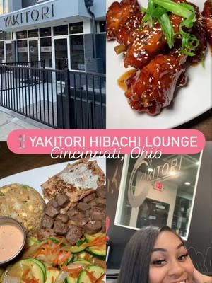 🔥 Flames, food, and good moods. Hibachi Style 🍱 📍Yakitori Hibachi Lounge ( @yakitori_cincinnati ) 7505 Reading Rd. Cincinnati, Ohio 45237 ✨ What I Got - 🍓 Strawberry Lemon Drop (Yakitini) - 🍸 Lychee Pear (Yakitini) - 🍗 Ying Yang Wings - 🥒 Zucchini Tempura - 🥩 Double Hibachi (steak, chicken, shrimp, salmon & fillet mignon available) ⏰ Hours of Operation Tues - Thurs 5pm - 10pm  Friday - Saturday 5pm - 1am Hibachi stops at 10- reverse happy hour  Sunday 1pm - 7pm  💕 Follow me to discover more food & drinks #foodieswithacutie #cincyoh #cincinnati #cincy #513Eats#cincinnatioh #Ohio #cincinnatiinfluencer #cincyinfluencer #cincyfoodie #cincylocal #cincinnatifoodie #cincyeats #cincinnatieats #cincyfood #cincinnatifood  #513food  #instafoodie #foodblogger #foodblog #Cutie #cutiethefoodie 