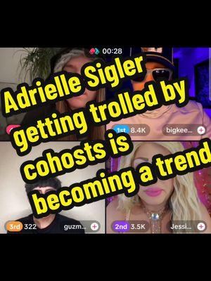 Adrielle Sigler getting trolled by her own co-hosts. Is this becoming a trend? #adriellesigler #badmomsoftiktok #guzman #bigkeene 