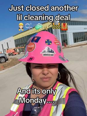 Okay, its only Monday yall!! #ventas #constructionworker #constructiontok #janitorial #Commercialcleaning #JanitorialServices #sales #Salesteam #yourdailymotivation #mujeresemprendedoras #womeninconstruction #limpiezadeventanas #businesswomen #cleaningbusiness #construction #womenempoweringwomen #mujeresempoderadas #limpiezadeconstruccion #limpieza #pressurewashing #flooring #flooringmaintenance #professionalwindowcleaning #contentcreatorinsightsearch #contentcreatorinsights #postconstructioncleaning #cleaning #limpieza #strippingsndwaxing #flooringmaintenance #polishconcrete #sealedconcrete