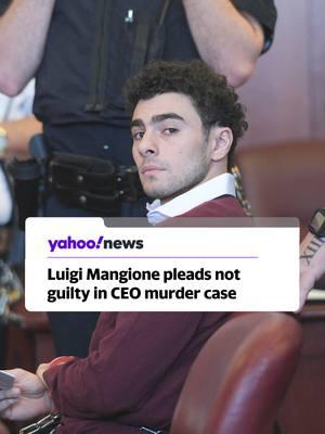 Luigi Mangione pleaded not guilty to terror and murder charges in New York for the killing of UnitedHealthcare CEO Brian Thompson, as his attorney criticized officials for using the 26-year-old as "political fodder." #news #luigimangione #crime #yahoonews #usnews