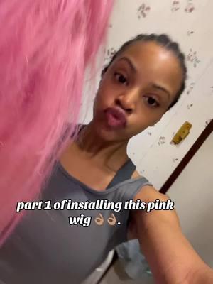 part 1 of installing my christmas wig 👌🏽👌🏽. #fyp #christmashair #613wig #petalpink #cottoncandy #adore #wiginstall #wiginfluencer #hairtok #lacefront #wigtutorial #hairinspo #wigreview #collaboration 