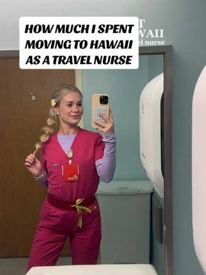 Almost cried when I added everything up 💀 #nurse #nursing #nightshift #nursetok #hawaii #oahu #honolulu #pay #nursepay #nursetok #nursesoftiktok 