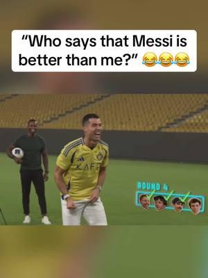 #CristianoRonaldo’s response to MrBeast saying that his friend thinks Lionel #Messi is the GOAT 😂 (via UR • Cristiano/YouTube) #ronaldo #futbol #football 