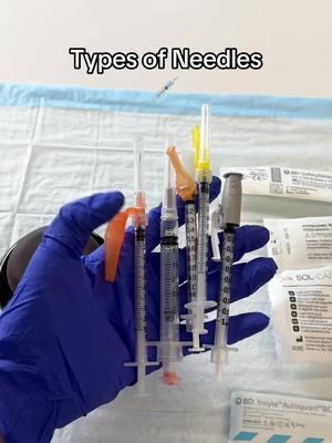 Types of Needles💉🩸 #injections #nursingschool  #nursingschool #nurseinthemaking #studentnurse #BSN #Nursinglife #Nursegraduate #scrublife #pharmacology 