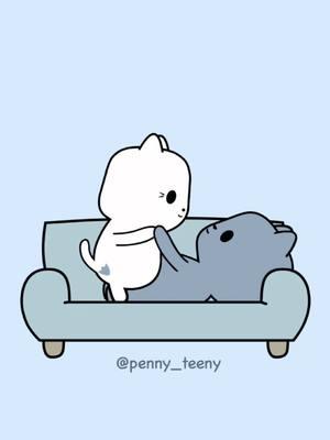 💙🤍🥰 . . . . . . #penny#teeny#pennyteeny#pennyandteeny#kittens#animation#cartoon#kittylove#animated#catcartoon#animationart#catsofinstagram#cartooncat#kittyanimation#animatedfilm#catlovers#cartoonnetwork#catanimation#cutecats#animatedseries#cartoonkitty#animationlovers#kittenanimation#cartoonlover#catvideos#animationmovie#catlife#cartoonworld#animationdesign#catanimations