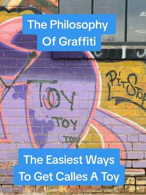 The Easiest Ways To Get Called A Toy In Graffiti Toy is graffiti slang for a new, inexperienced or often times, destructive and obnoxious writer. It's a hard label to shake and in my opinion, the easiest way to get labeled a toy are to do these things  #graffiti #graffitiart #spraypaintart #streetart #streetartist #graffititutorial #markers 