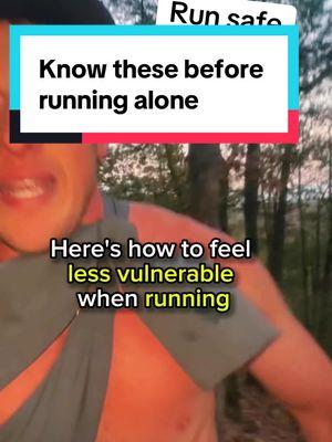 #SafetyTips every runner should know to feel safer on a run #alone #inthedark #payattention #runtok  