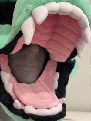 ✨NEW✨ mouth roof details! I’m so happy with how this came out #fursuit #fursuitmaker #fursuitmaking #furryfandom #furrytiktok #fyp #foryou 