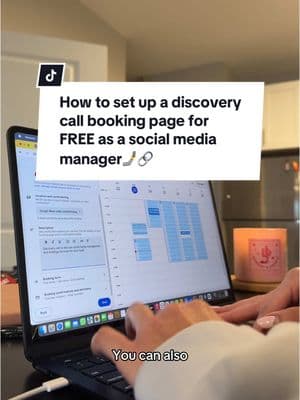 How to set up a discovery call booking link for free through your Google cal! You do NOT need to pay a subscription for an appointment scheduler!🤳 If you want my exact structure and script for discovery calls, check out the guide in my stan store!💓 #socialmediamanager #socialmediamanagement #discoverycall #smmdiscoverycall #discoverycalltips #discoverycallscript #discoverycallstrategies #marketingbymadyn #onlinebusinessowner #makemoneyonline 