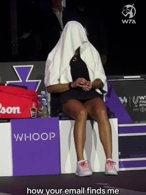 Sabalenka is an OOO mood 🤪 #WTA #ArynaSabalenka #OOO 