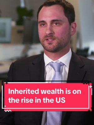 Net #worth coming from #inheritance, not earned #income, is on the rise. Chayce Horton of Cerulli Associates says this jump is a confluence of three trends. Watch "Wall Street Week" with David Westin on Fridays to learn more. #finance #money #wealth