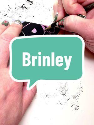 Replying to @Leslie Tingler Baile no but really… did you do that too? #brinley #letteringideas #scratchart #namerequest 