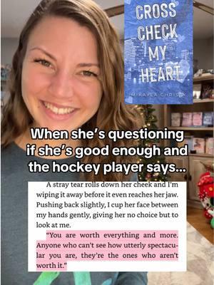 The way he lifts her up 🥹 #authormikaylachristy #crosscheckmyheart #hockeybooks #sportsromance #bookrecommendations #bookrec 