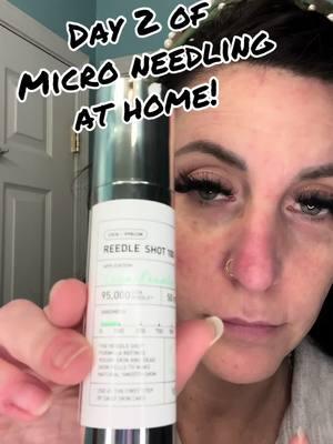 On the road to better skin in my 40’s. @VT Cosmetics US #reedleshot #skincareathome #improvesskintexture #enhanceskindensity #calmtroubledareas #darkspotreducer #microneedlingface #skincareinyour40s 